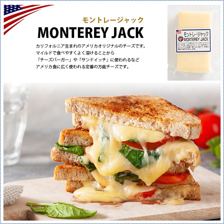 アメリカ産・ジャック三兄弟チーズ 6点セット