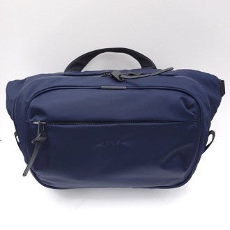 [DsBK]DANTOTSU Rectangle Sling 高密度ナイロンツイル ダントツ撥水加工 ネイビー