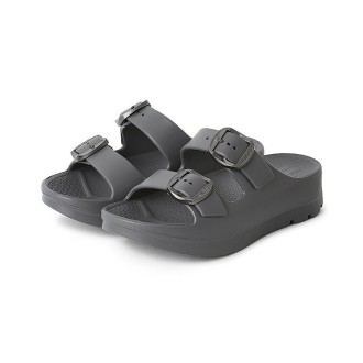 [AOURE]TELIC × AOURE リカバリーサンダル グレー   25.5