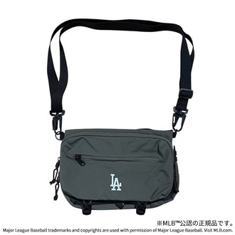 [イーカム]MLB（TM）ロサンゼルス・ドジャース ショルダーバッグ KHAKI