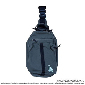 [イーカム]MLB（TM）ロサンゼルス・ドジャース ボディバッグ KHAKI