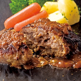 [赤城牛のとりやま] 赤城牛入りハンバーグ（6個入り）
