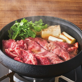 [高橋畜産]蔵王和牛すき焼用薄切り（ロース入り）