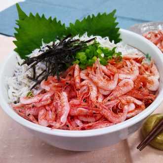 [石原水産]静岡駿河湾産 釜揚げ桜えび&しらすセット