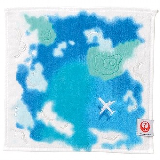 [JALオリジナル]ミニタオル 青空フライト
