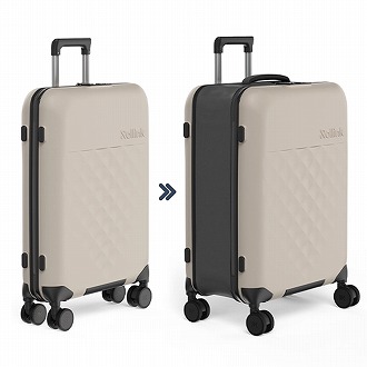 [Rollink]FLEX 360°フォーダブルスーツケース 80L ウォームグレー
