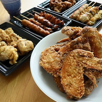 南国宮崎 焼き鳥専門店[恵屋]のご褒美 酒場飯セット