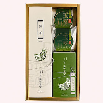福岡[茶の葉堂]八女茶・菓子セット