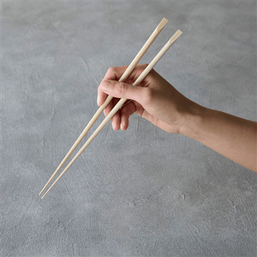 にちにち道具 竹の道具 盛り付け箸 28cm 丸《送料込み》