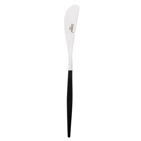 Cutipol クチポール GOA ゴア ブラック バターナイフ シルバー 単品 GO.25