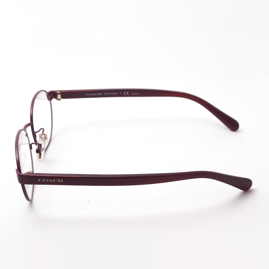 コーチ メガネ COACH HC5113TD 9357 レッド 52mm