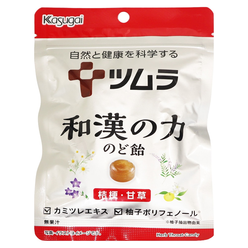春日井製菓 ツムラ和漢の力のど飴 桔梗・甘草 74g
