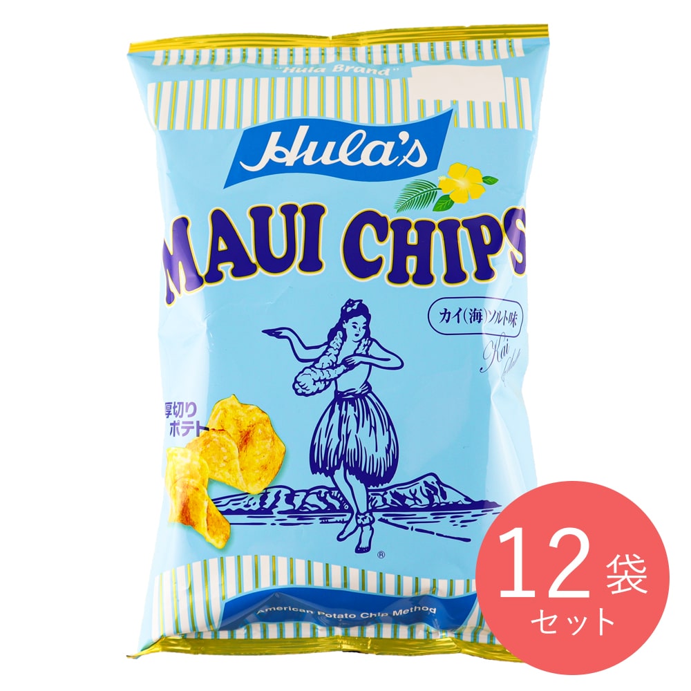 ソシオ工房 フラ印マウイチップスカイソルト味 125g×12個