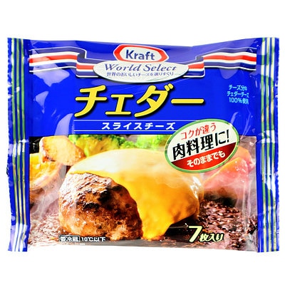クラフトチェダースライス7枚 112g