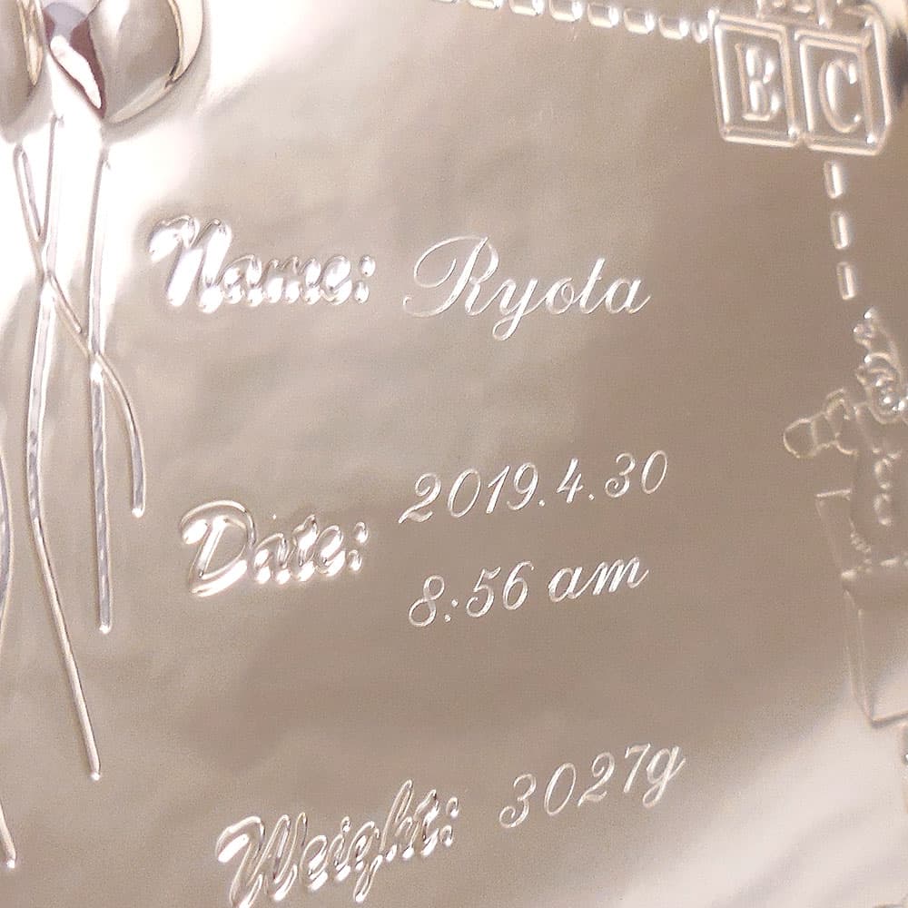 ベビーフレーム ベビーフォトフレーム 名入れ (お名前・生年月日・出生時間・身長・体重) 2面ブック型 おもちゃ柄 壁掛け兼用