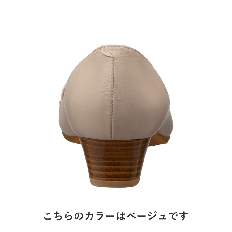 BEAUFIT A22Y ソフトスクエアトウモカパンプス ダークブラウンヘビ柄 ビューフィット パンプス ダークブラウンヘビ柄 22.5cm