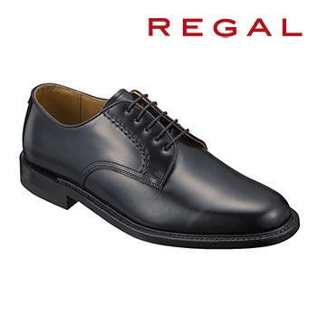 REGAL 2504 プレーントウ ブラック リーガル ビジネスシューズ
