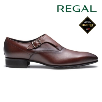 REGAL 57KL シングルモンク GORE-TEX ブラウン リーガル ビジネスシューズ