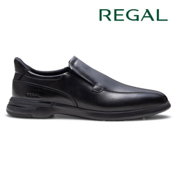 REGAL 72LL スワールスリッポン ブラック リーガル カジュアルシューズ