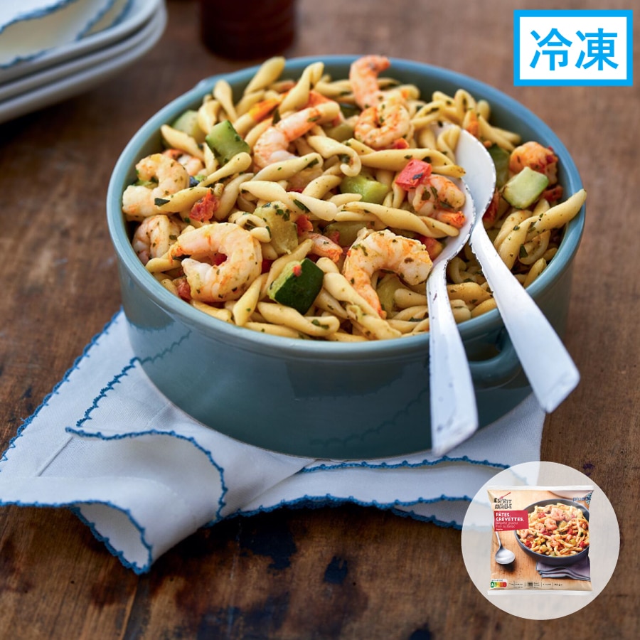 小エビ、ズッキーニのショートパスタバジルソース【賞味期限：26年10月31日】