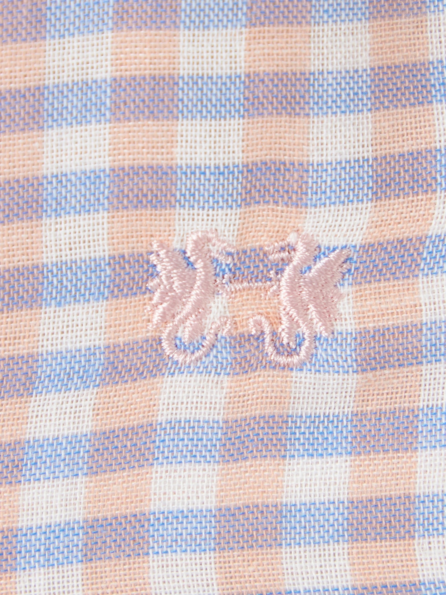 McGREGOR<ウィメンズ>Wガーセパッチワークチェックシャツ サーモンピンク XL