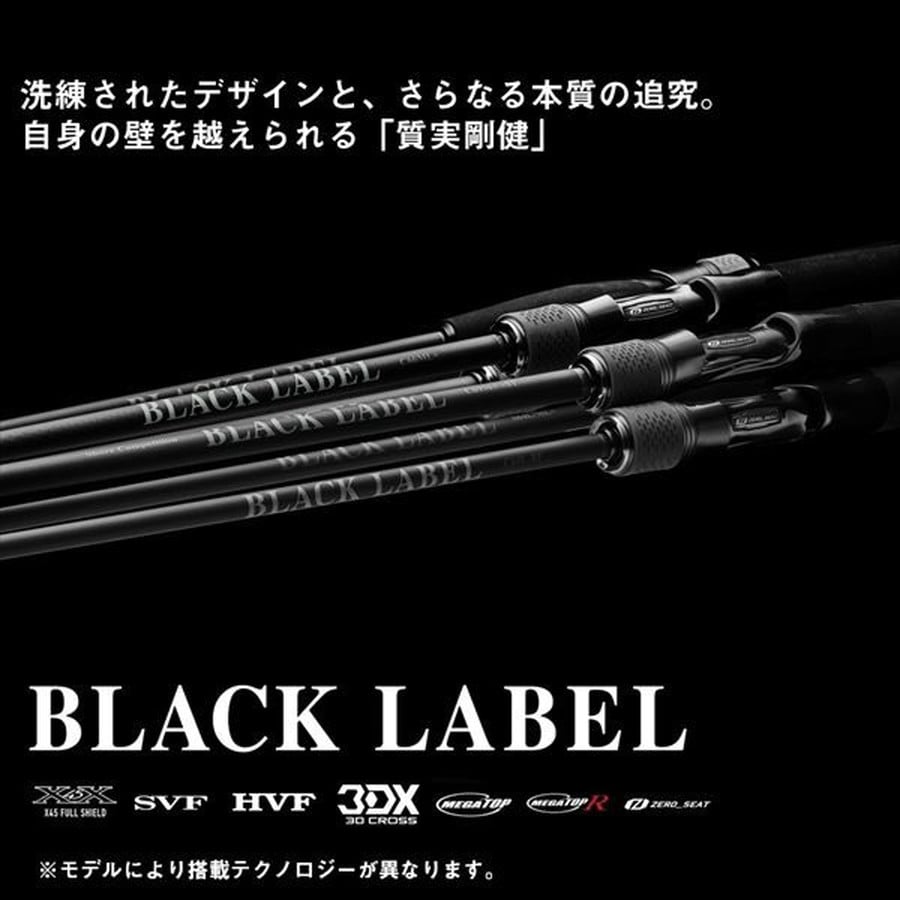 ダイワ バスロッド ブラックレーベル C73ML+ (ベイト 2ピース)
