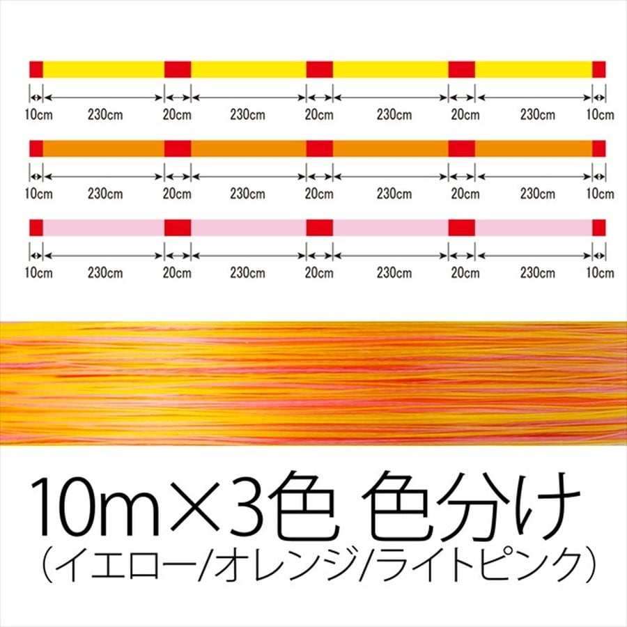 デュエル TGピースマスター磯 ビヨンド200m 4号