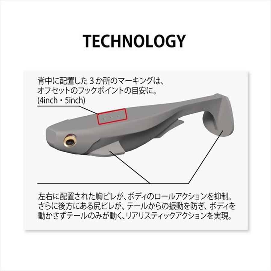 メガバス ワーム スパークシャッド 5inch アユ