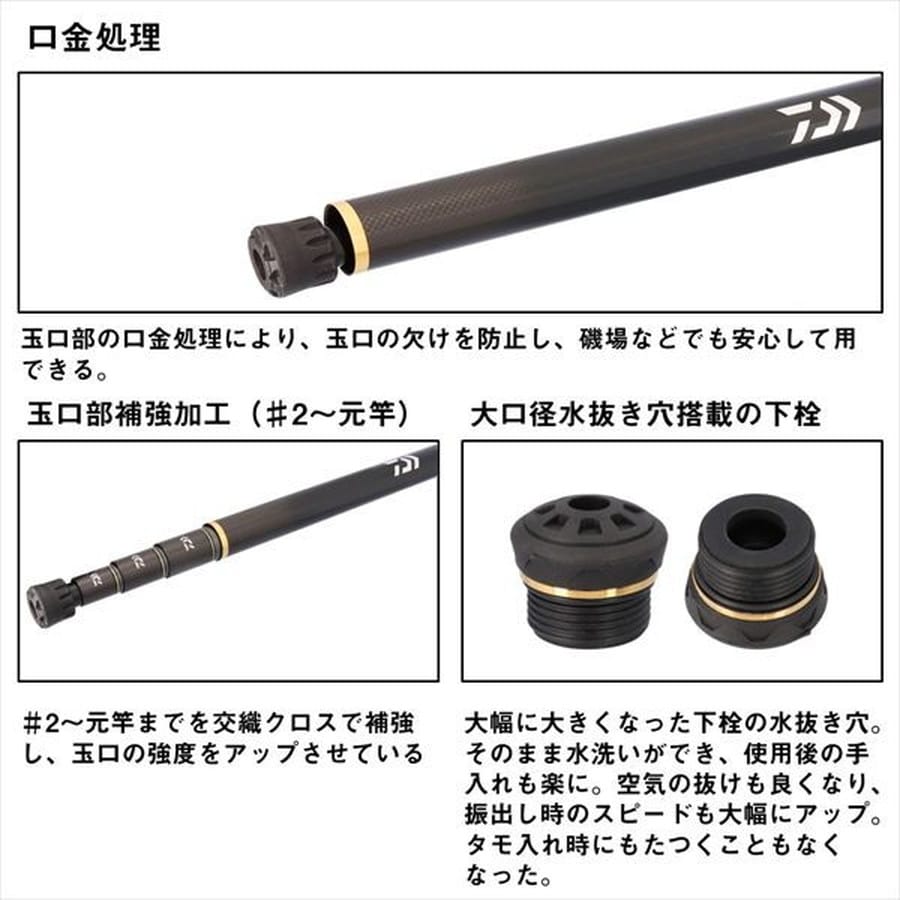 ダイワ 銀狼王牙 玉ノ柄 55・E