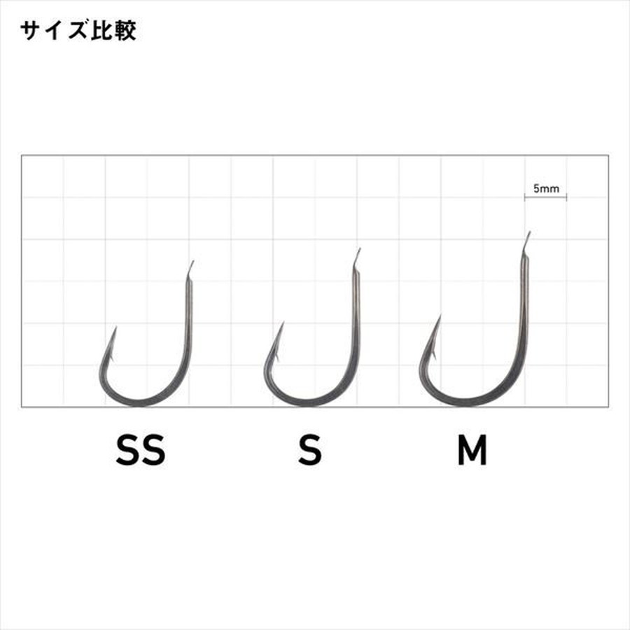 ダイワ 針 紅牙フックSS 早掛け 徳用 S