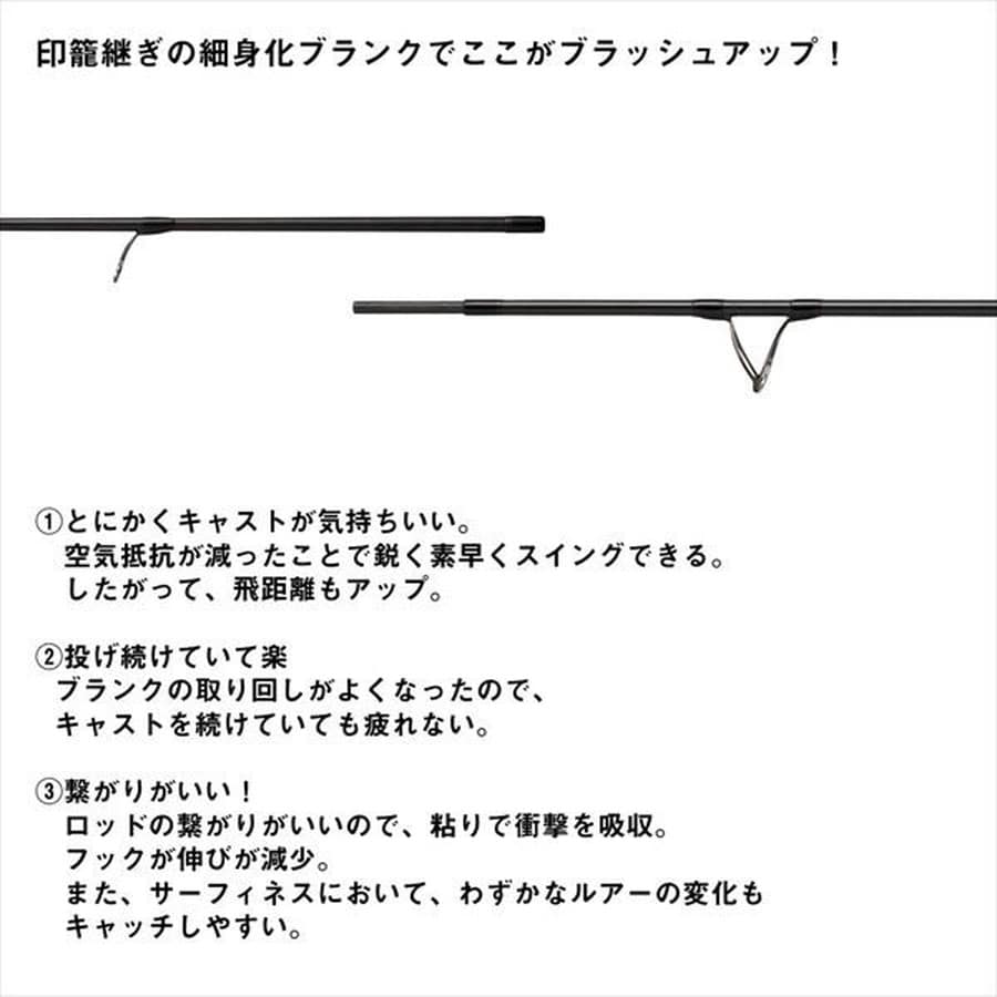 ダイワ ショアジグロッド オーバーゼア EX 109ML/M(2ピース)