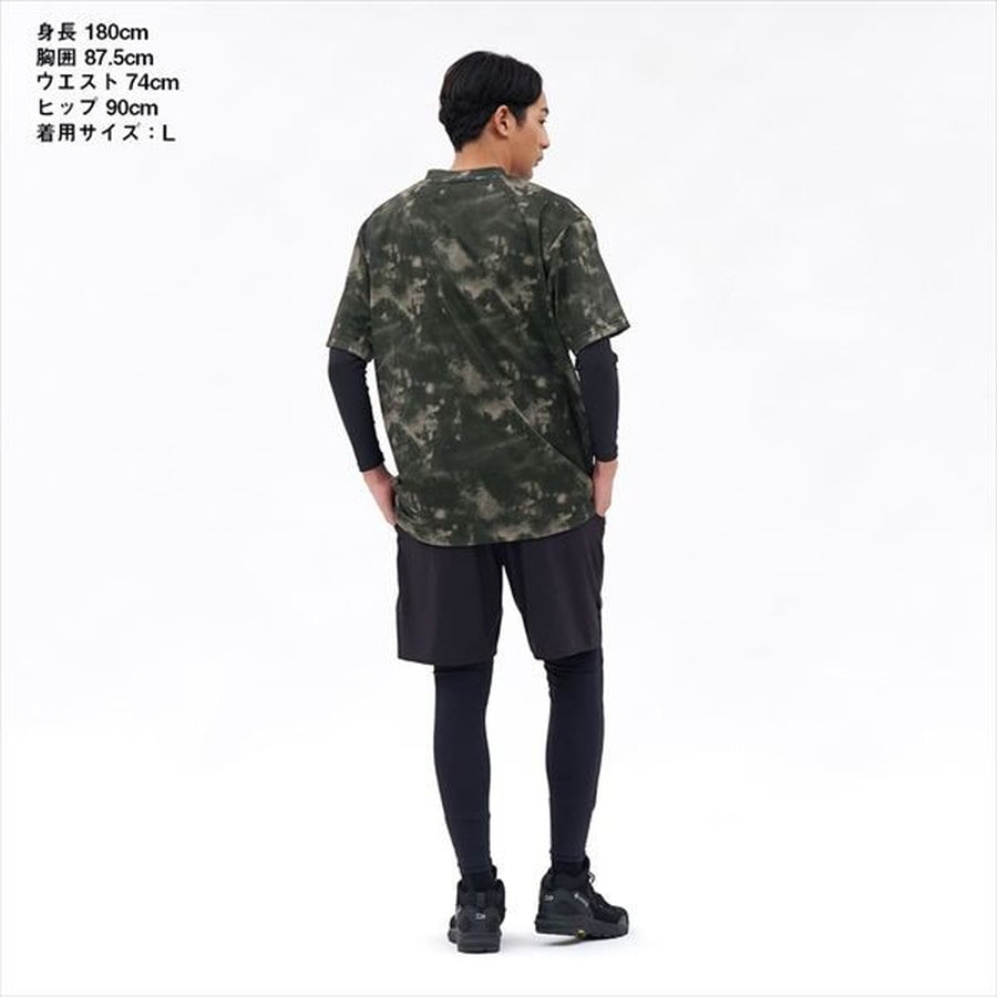 ダイワ ウェア DE-8726 ドライメッシュハーフスリーブシャツ グレー 2XL