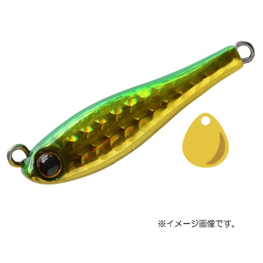 コーモラン シーバスルアー メタルマジック.ショア 40g シングルフック #A104A グリーンゴールド