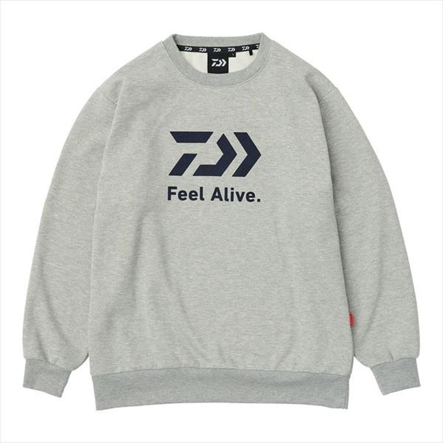 ダイワ ウェア DE-8224 ダンロテック スウェットクルーネック ヴィンテージグレー L