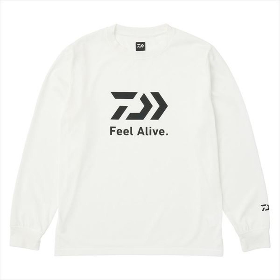ダイワ ウェア DE-8424 ロングスリーブシャツ Feel Alive. ホワイト XL