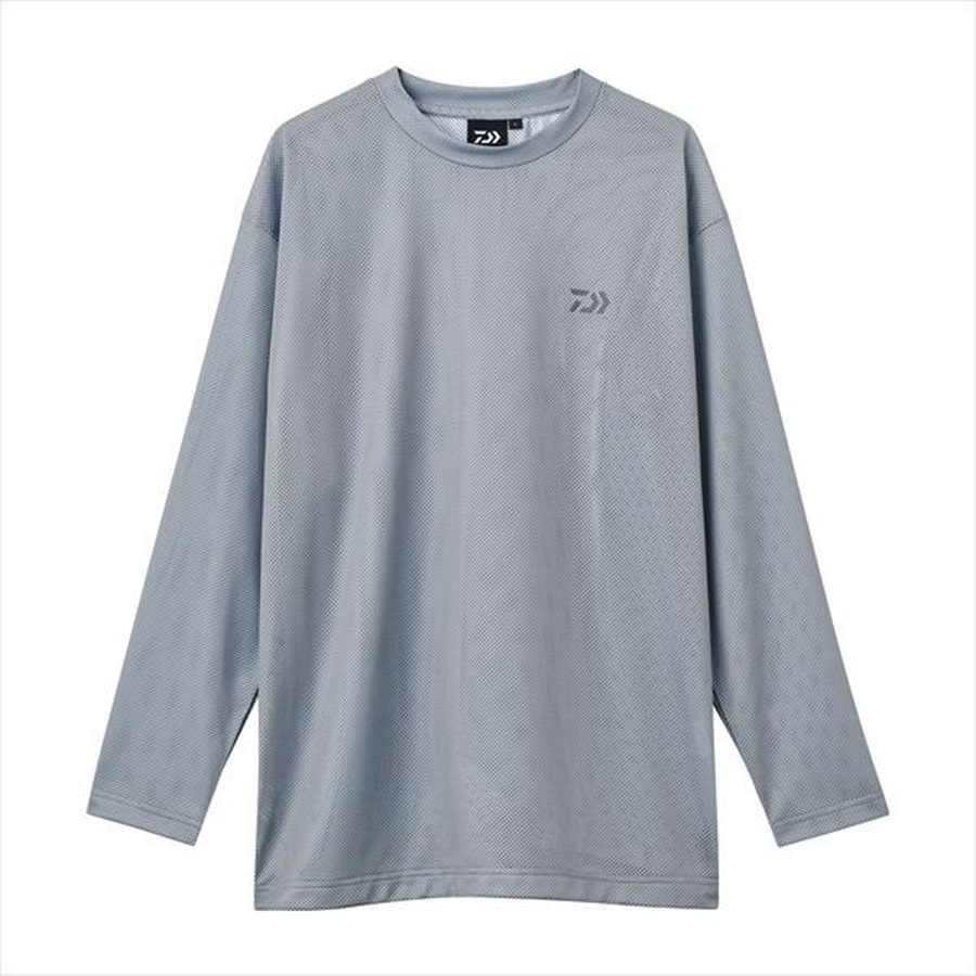 ダイワ ウェア DE-8626 ドライメッシュロングスリーブシャツ グレー XL