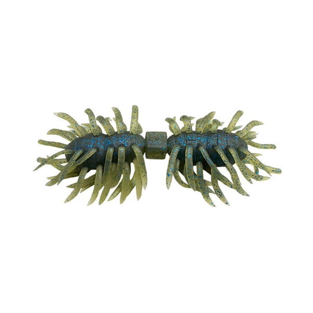 イマカツ ワーム ヘアリースパイダー クジャラ160 (エコ対応品) #S-295 ウォーターメロンペッパーブルーフレーク