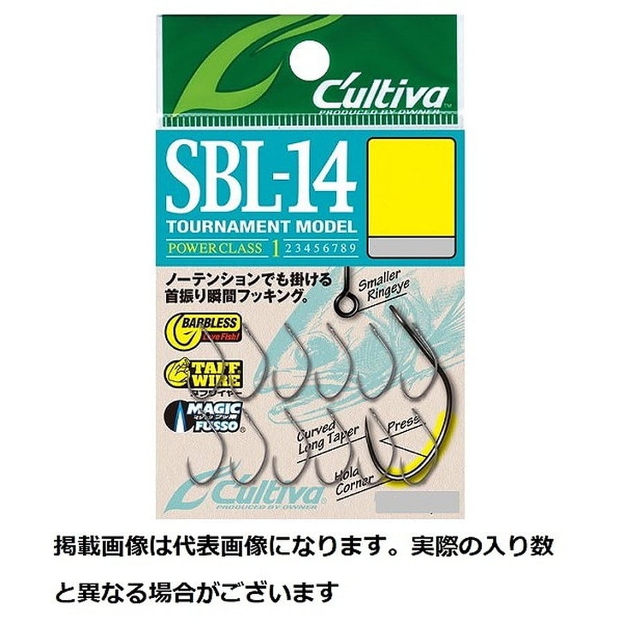 オーナー・カルティバ シングルフック SBL14 シングル #6