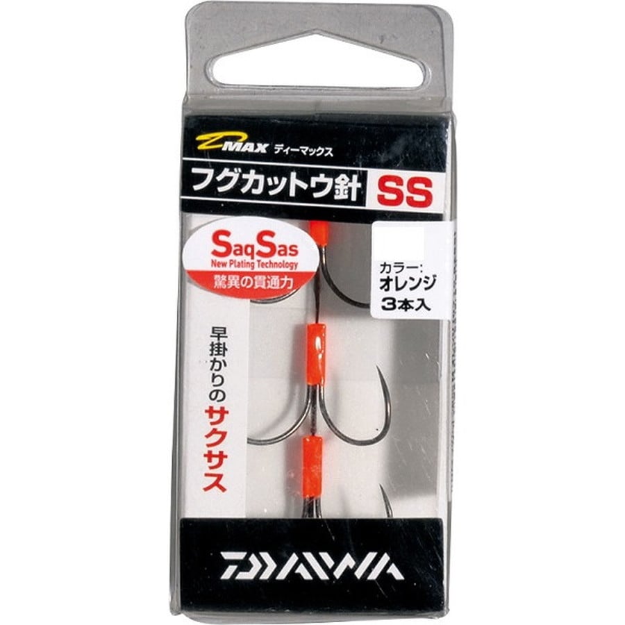 ダイワ ダイワ D-MAX フグカットウ針SS LL オレンジ