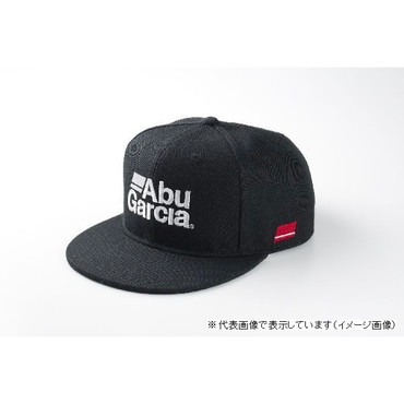 ＡＢＵ（ピュアフィッシング）　フラットビルキャップ　ＢＬＡＣＫ