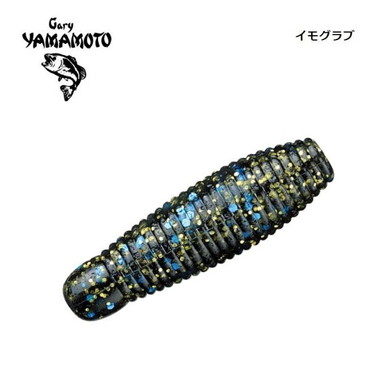 ゲーリーヤマモト イモ 60 214 ブルーギル(スモーク/ブルー&ブラック&ゴールドフレーク