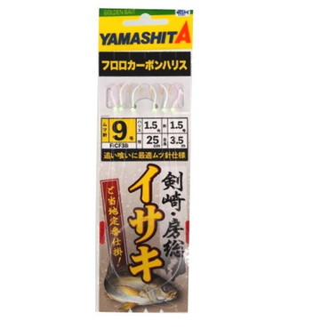 ヤマリア イサキ仕掛 FICF3B 針9号 ハリス1.5号 幹1.5号