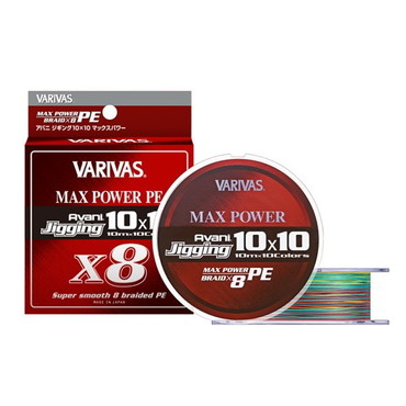 バリバス PEライン VARIVASアバニジギング10x10マックスパワーPEX8 200M 0.6号