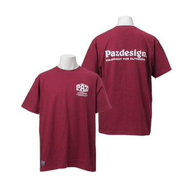 パズデザイン ウェア コットンTシャツ バーガンディー S