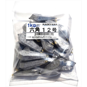 景山産業　六角オモリ　Ｋｇ　１２号