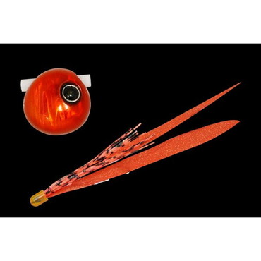 ジャッカル　鉛式　ビンビン玉　スライド　８０ｇ　０ッドオレンジ／オレンジゴールドＴ＋