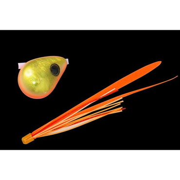 ジャッカル 爆流 鉛式ビンビン玉スライド 45g オレンジゴールド/蛍光オレンジT+