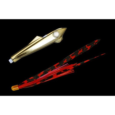 ジャッカル　ビンビンロケット　４５ｇ　メッキゴールド／シマレッドＴ＋