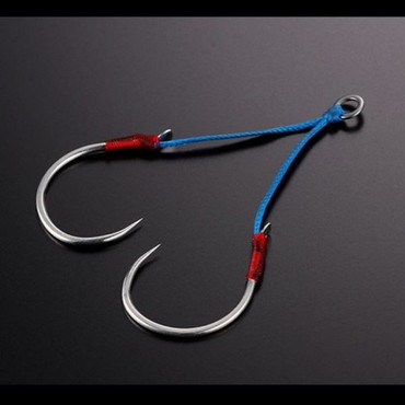 ジャッカル アシストフック バンブルズジグスロー フック ロング #4/0(40mm) 2セット