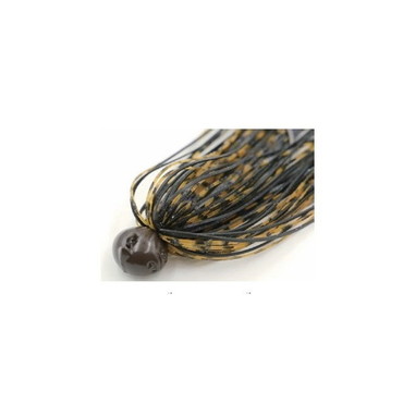 ザップ ラバージグ バウヘッドジグ3/8oz #02 ブラック/ブラウン